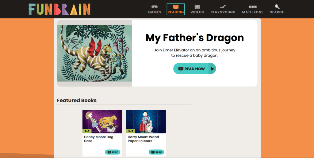 埃爾默電梯和條紋龍的插圖；我父親的龍