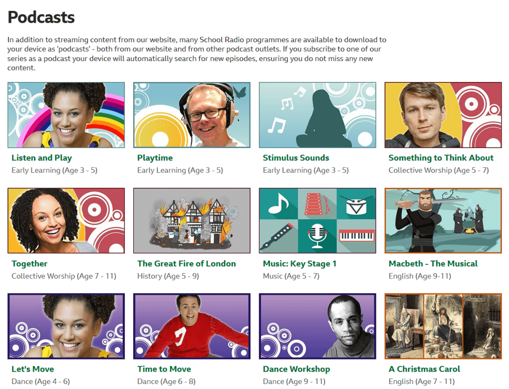 三個適合兒童學習英語的有趣播客。 沉浸式學習環境。