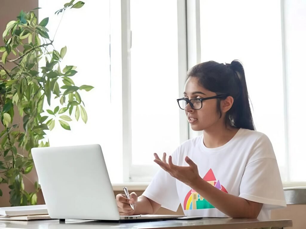 樂原兒童線上英文教學實況。